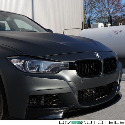 Kühlergrill Grill SET Schwarz Glanz Sport-Performance passend für BMW F30 F31 11-18