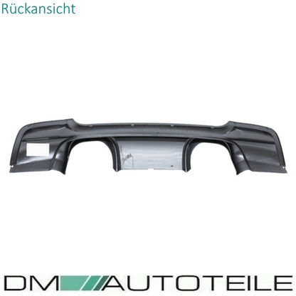 Diffusor hinten 4-Rohr passt für BMW E92 E93 mit M-Paket Stoßstange + CSL M3 AGA