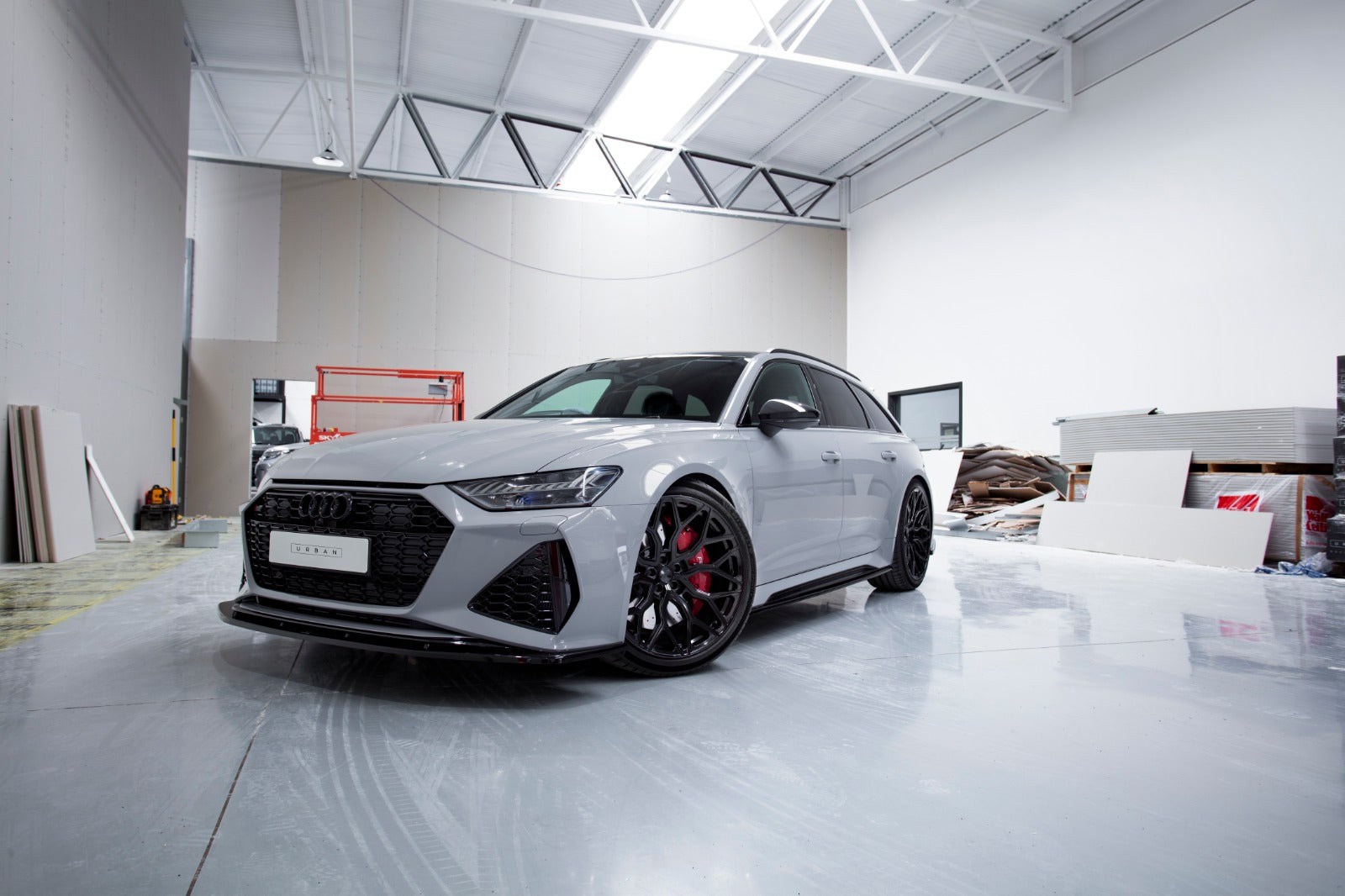 Seitenschweller Ansatz für V.2 für Audi RS6 C8 / RS7 C8 schwarz matt