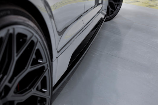 Seitenschweller Ansatz für V.2 für Audi RS6 C8 / RS7 C8 schwarz matt