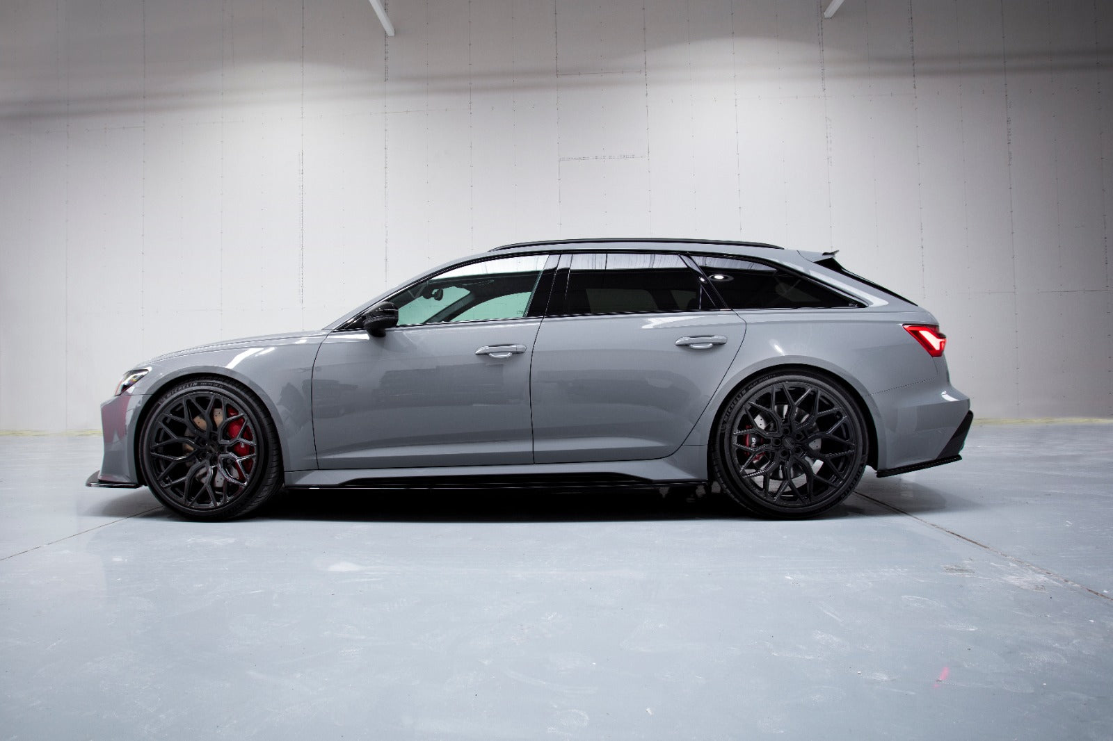 Seitenschweller Ansatz für V.2 für Audi RS6 C8 / RS7 C8 Carbon Look