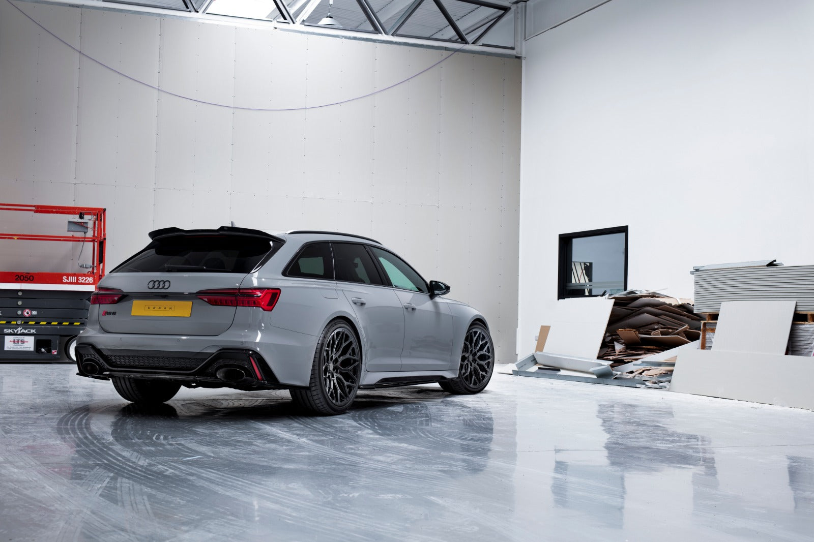 Seitenschweller Ansatz für V.2 für Audi RS6 C8 / RS7 C8 schwarz matt