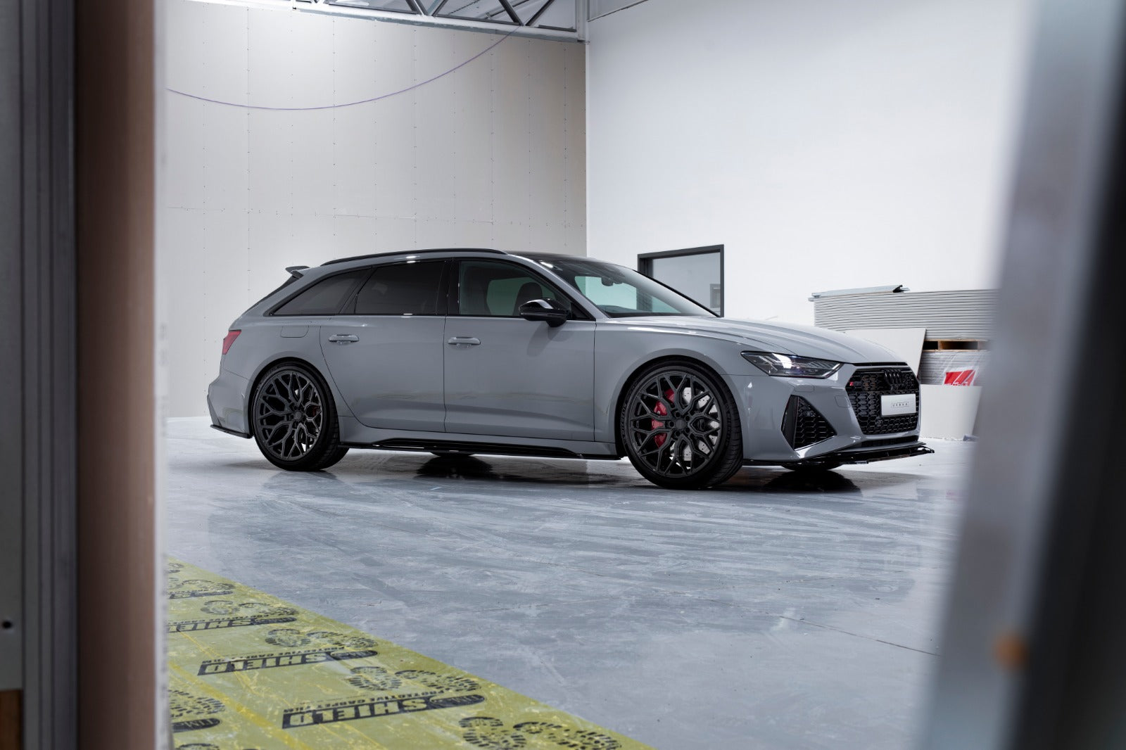 Seitenschweller Ansatz für V.2 für Audi RS6 C8 / RS7 C8 Carbon Look