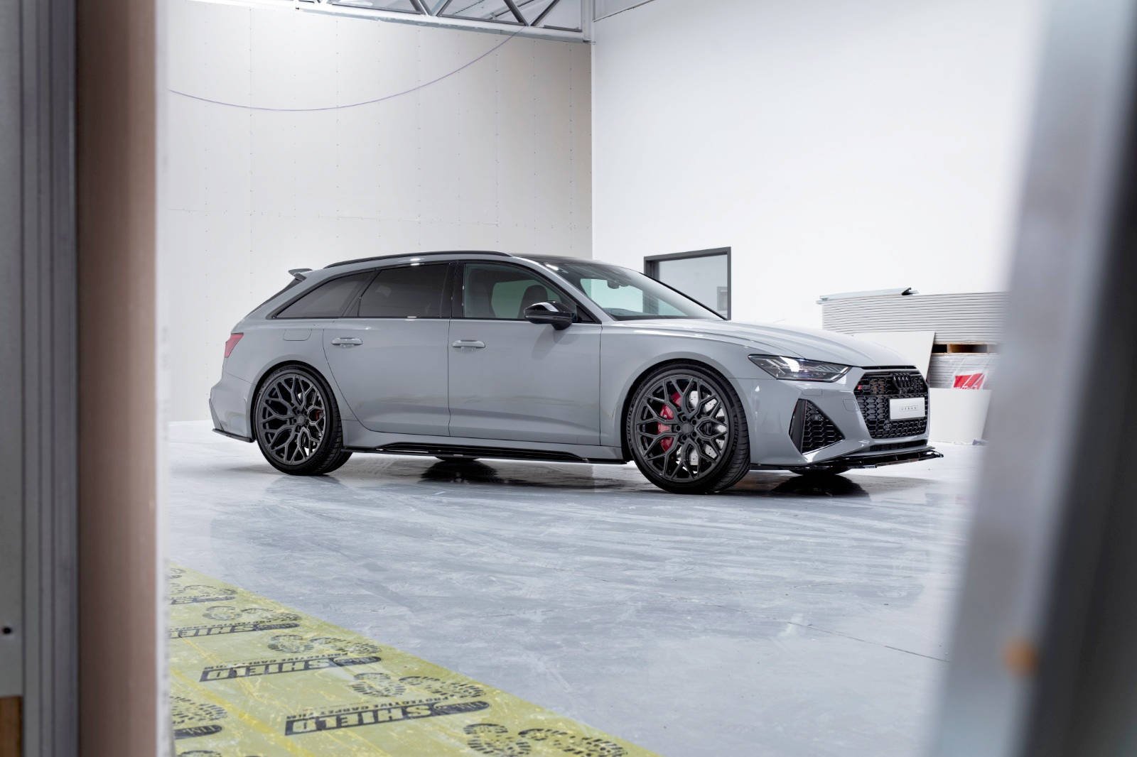 Front Ansatz V.1 für Audi RS6 C8 / RS7 C8 schwarz matt