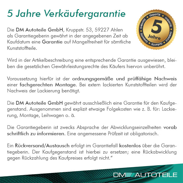 Set Performance Kühlergrill schwarz Glanz passt für den BMW 3er G20 G21 ab 2019 auch für Kamera + ABE