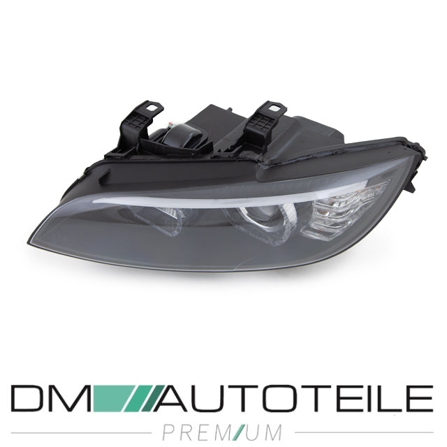 Xenon Scheinwerfer U LED Angel Eyes Klarglas schwarz Bj 05-10/Tagfahrlicht+Kurvenlicht D1S/H3 passt für BMW E92/E93 06-10