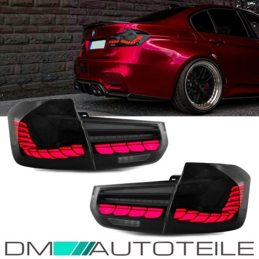 Set LED Rückleuchten Set Smoke Schwarz dynamische Blinker Funktion passt für BMW F30 F35 Bj 13-18