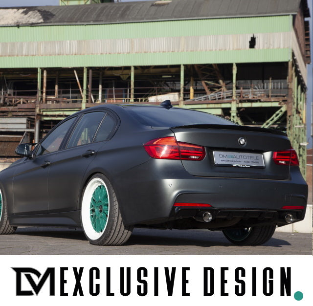 DM Exklusive Design Duplex 335 / 435 Auspuffanlage Edelstahl poliert Made in Germany passt für BMW 3er F30 F31 4er F32 F33...