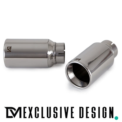 DM Exklusive Design Duplex 435d Performance Umrüstung Auspuffanlage + Diffusor Edelstahl poliert Made in Germany passt für...