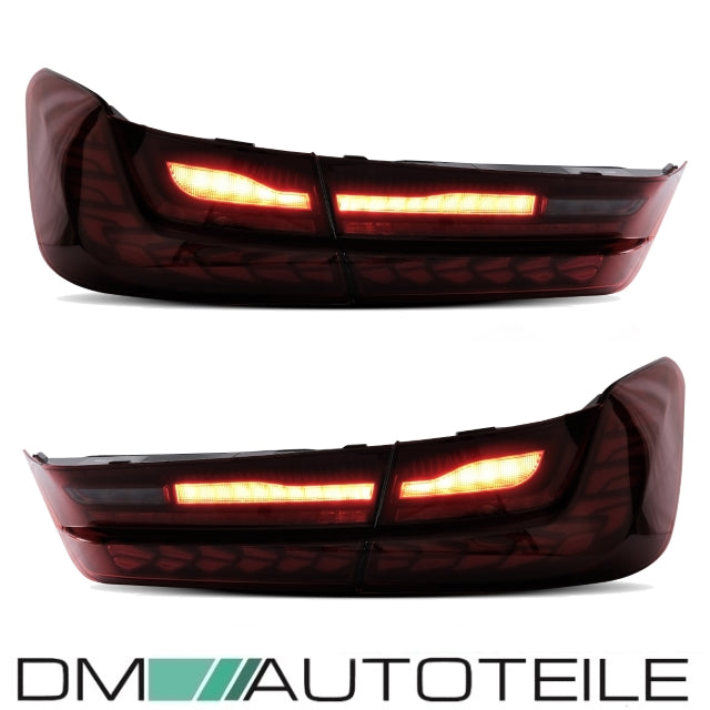 LED Rückleuchten SET Rot dynamische Blinker OLED Funktion passt für BMW 3er G20 Limousine