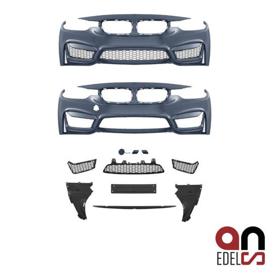 AN Sport Evo Front Stoßstange vorne für SRA mit/ohne PDC passt für BMW F30 F31+Gutachten Serie & M-Paket