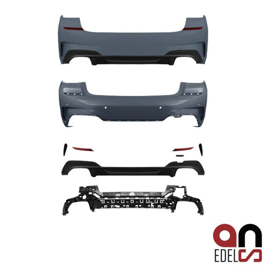 AN Sport Paket Stoßstange hinten grundiert passt für BMW 3er G20 Limousine Serie auf M340i + ABE