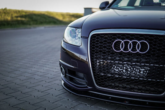 Front Ansatz für Audi A6 S-Line C6 FL  Carbon Look
