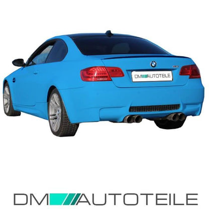 Set Sport Heckspoiler Hecklippe grundiert passt für BMW E92 Coupe Bj 06-10