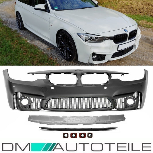 Sport Front Stoßstange vorne PDC passt für BMW F30 F31+Gutachten Serie & M-Paket