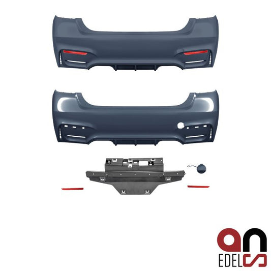 AN Sport Stoßstange hinten mit/ohne PDC passt für BMW 3er F30 +Diffusor nicht M3 +Gutachten