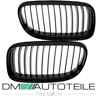SET Kühlergrill Schwarz Hochglanz passend für BMW 3er E90 E91 LCI bj. 08-11 FACELIFT
