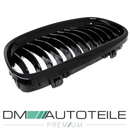 SET Kühlergrill Schwarz Hochglanz passend für BMW 3er E90 E91 LCI bj. 08-11 FACELIFT