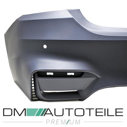 Evo Stoßstange hinten für Parkhilfe + Duplex Diffusor passt für BMW F32 F33 außer M4 2013-2017