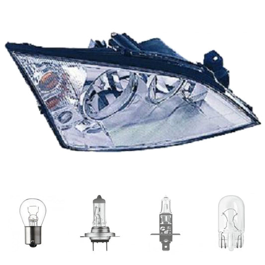 Hauptscheinwerfer rechts H1 H1/H7 H7 passt für Ford Mondeo II Turnier 00-03 inklusive Leuchtmittel/Birnen