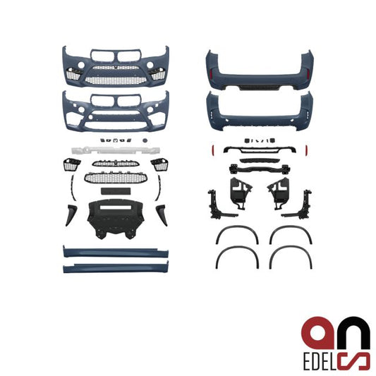 AN Sport Umbau Bodykit Set grundiert für 6x PDC passt für BMW X5 F15 auch M-Paket nicht XM5