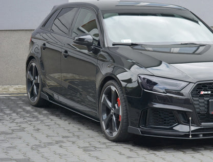 Sport Seitenschweller Ansatz für V.2 für Audi RS3 8V FL Sportback