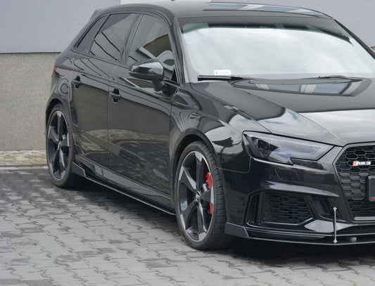 Sport Seitenschweller Ansatz für V.2 für Audi RS3 8V FL Sportback