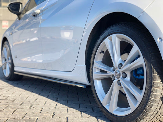 Seitenschweller Ansatz für OPEL ASTRA K OPC-LINE schwarz matt