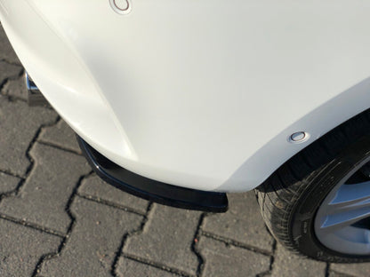 Heck Ansatz Flaps Diffusor für OPEL ASTRA K OPC-LINE schwarz matt