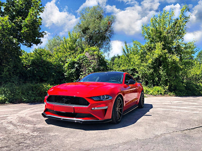 Front Ansatz für Ford Mustang Mk. 6 Facelift Carbon Look