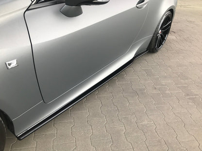Seitenschweller Ansatz für Lexus Rc schwarz matt