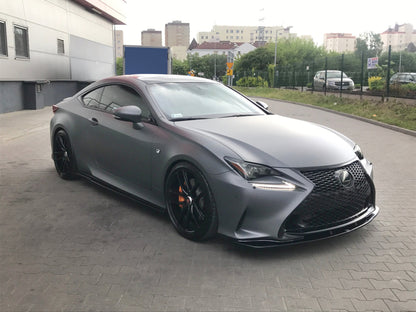 Front Ansatz V.1 für Lexus Rc schwarz Hochglanz