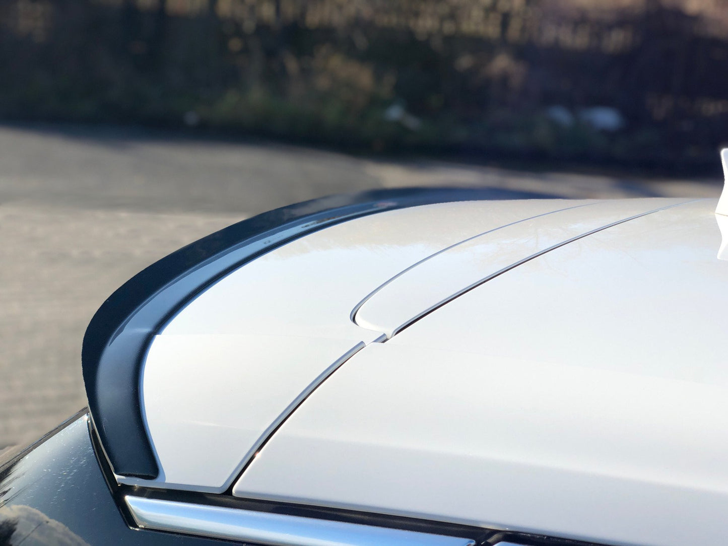 Spoiler CAP für OPEL ASTRA K OPC-LINE Carbon Look