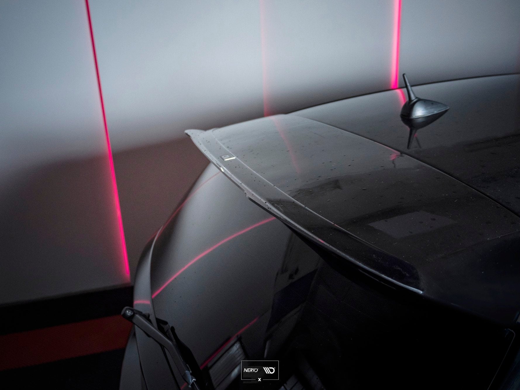 Spoiler CAP für BMW 1er E81/ E87 FACELIFT (AERO SPOILER) Carbon Look