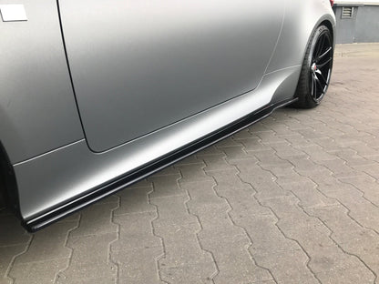 Seitenschweller Ansatz für Lexus Rc schwarz Hochglanz