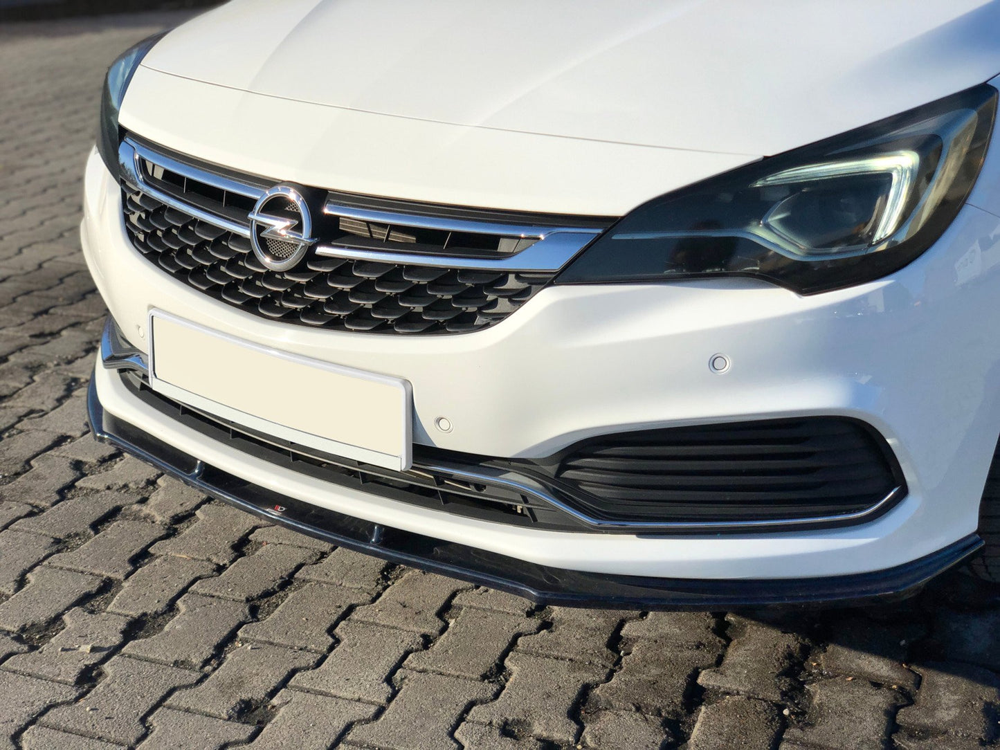 Front Ansatz V.1 für OPEL ASTRA K OPC-LINE schwarz matt