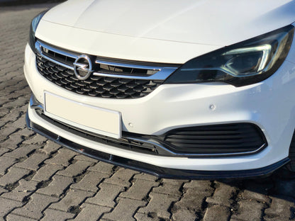 Front Ansatz V.1 für OPEL ASTRA K OPC-LINE schwarz matt
