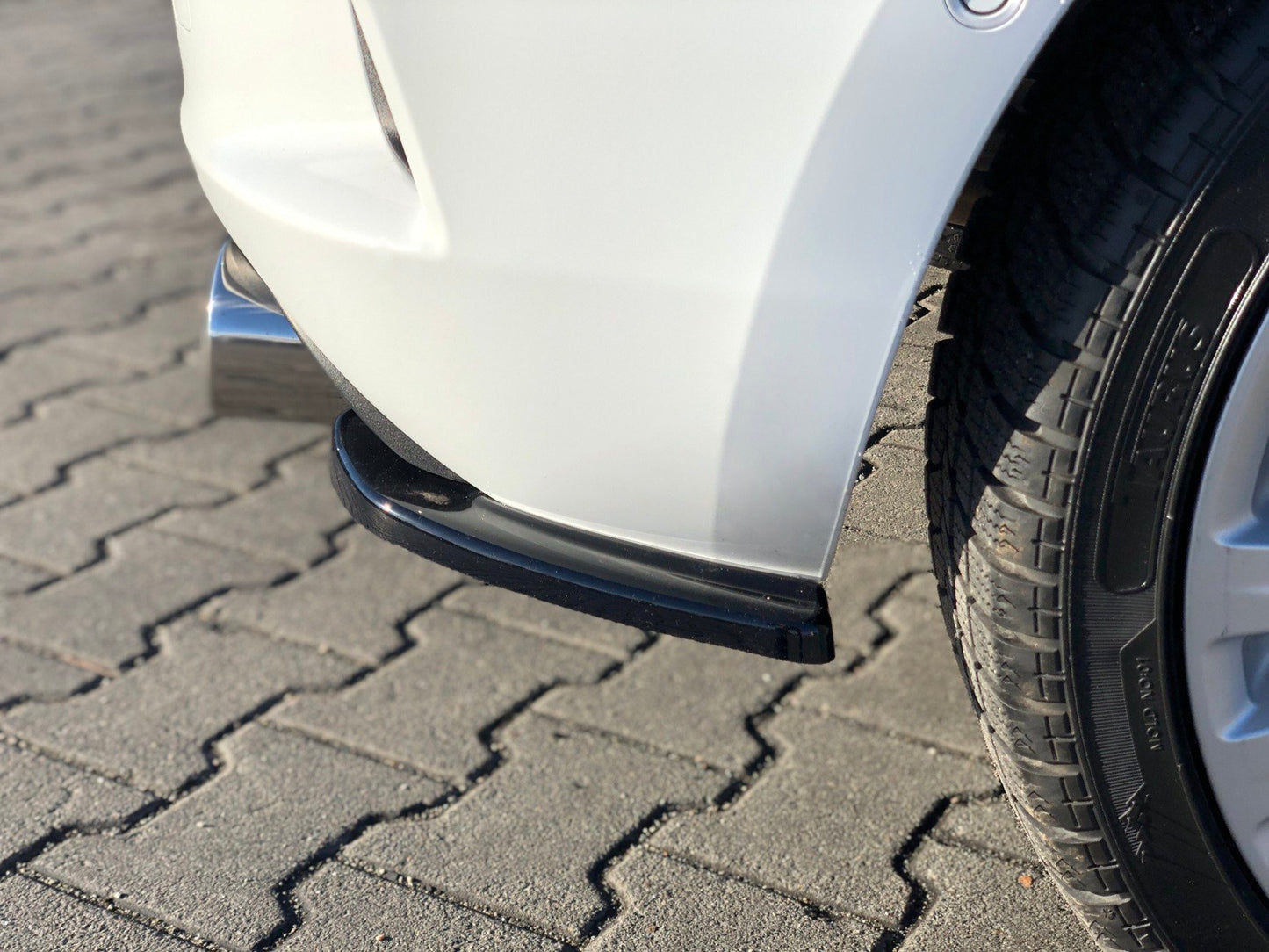 Heck Ansatz Flaps Diffusor für OPEL ASTRA K OPC-LINE schwarz matt
