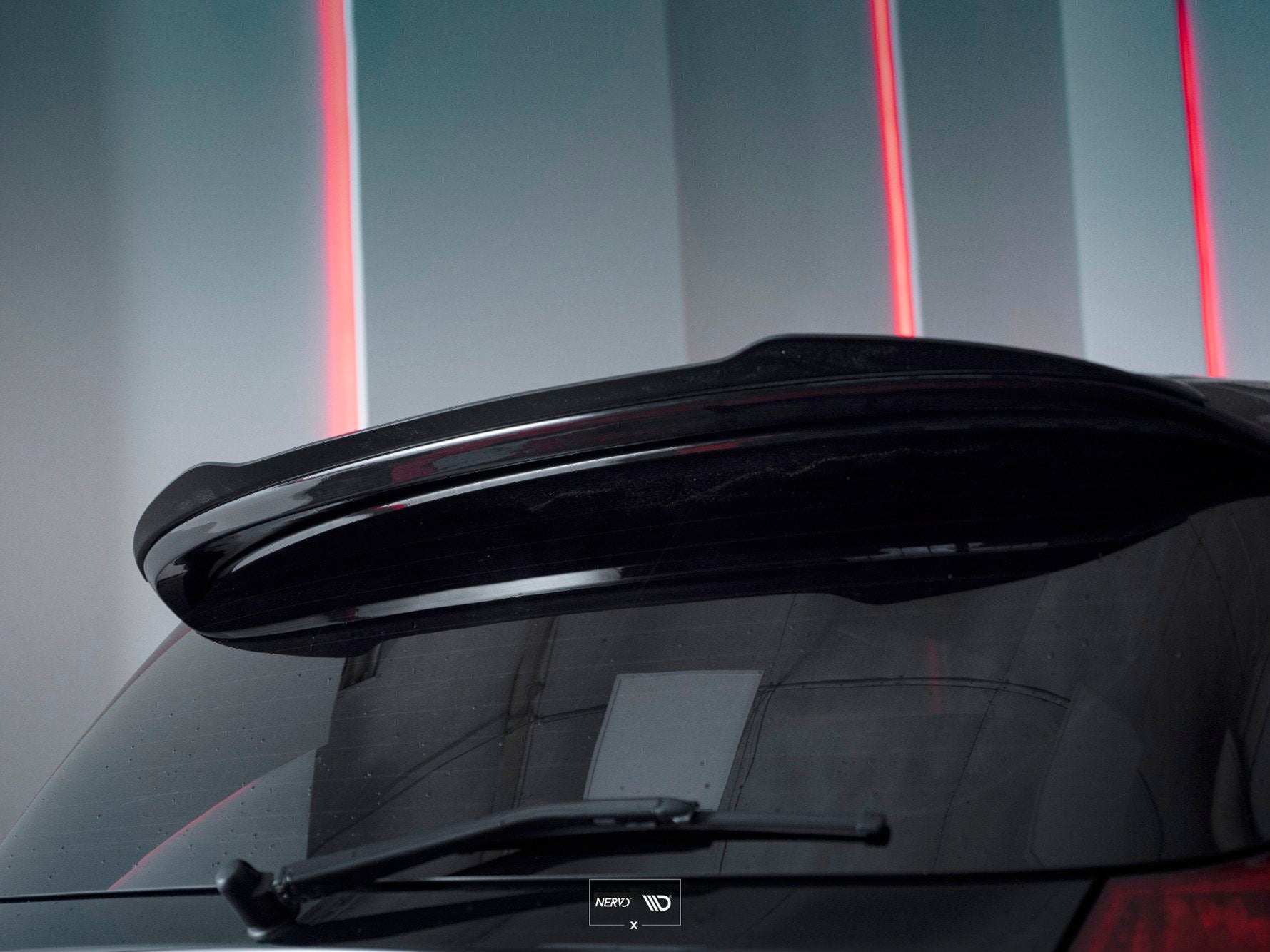 Spoiler CAP für BMW 1er E81/ E87 FACELIFT (AERO SPOILER) Carbon Look