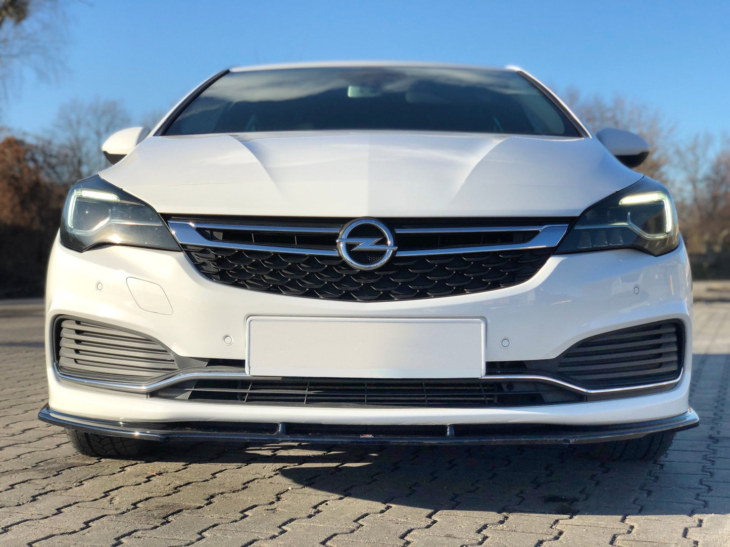Front Ansatz V.1 für OPEL ASTRA K OPC-LINE schwarz matt