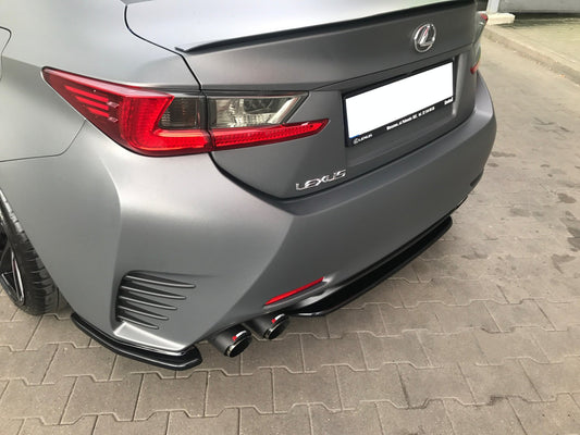 Mittlerer Diffusor Heck Ansatz für Lexus Rc  Carbon Look