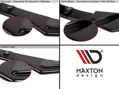 Heck Ansatz Flaps Diffusor V.1 für Toyota GR Yaris Mk4 Carbon Look