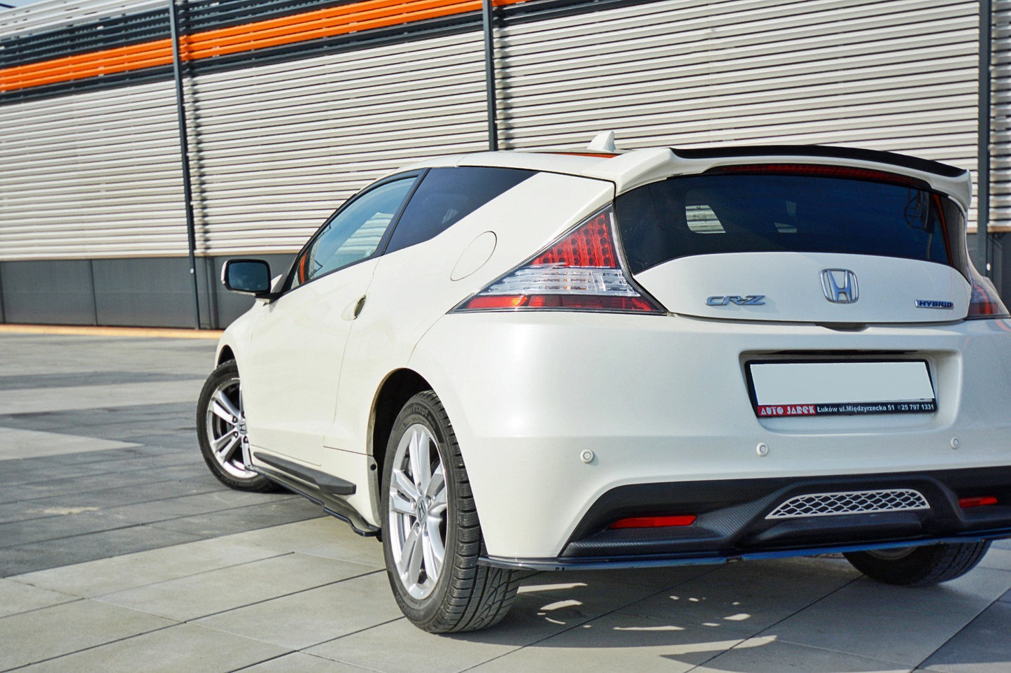 Spoiler CAP für HONDA CR-Z schwarz matt