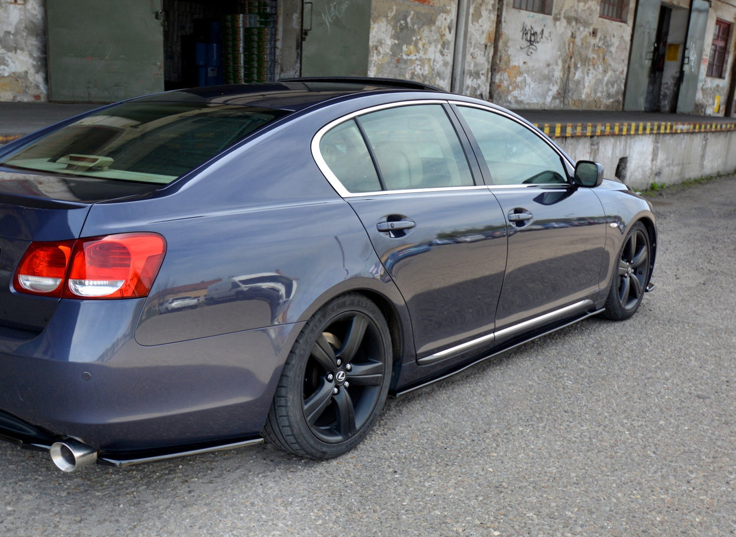 Seitenschweller Ansatz für LEXUS GS MK.3 schwarz matt