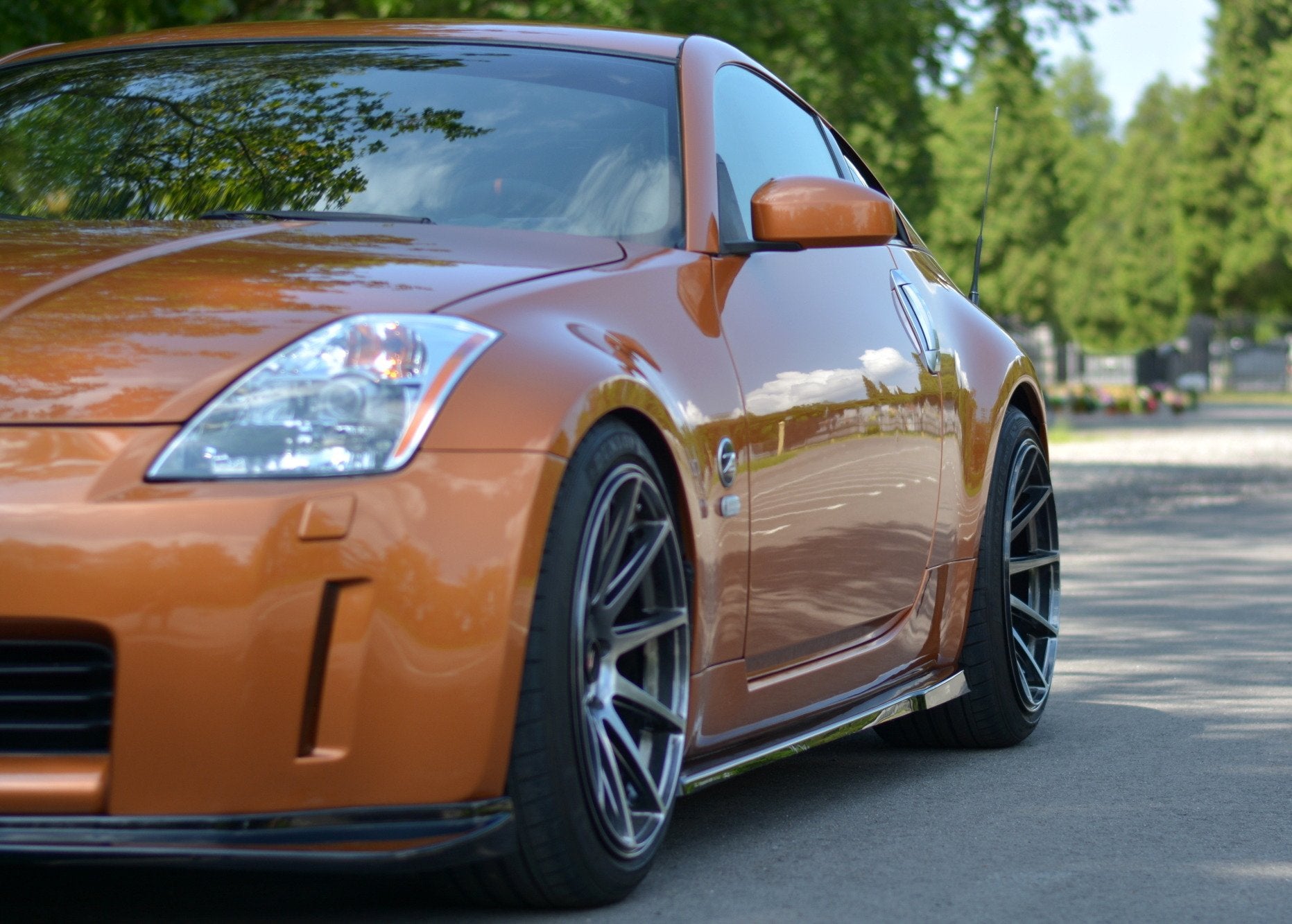 Seitenschweller Ansatz für NISSAN 350Z Carbon Look