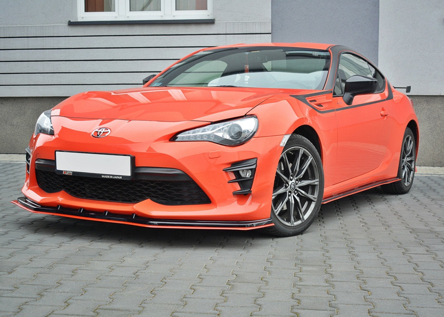 Front Ansatz V.4 für TOYOTA GT86 FACELIFT schwarz matt