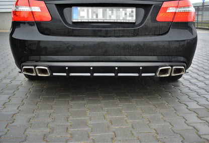 Diffusor Heck Ansatz für Mercedes E63 AMG W212  schwarz matt