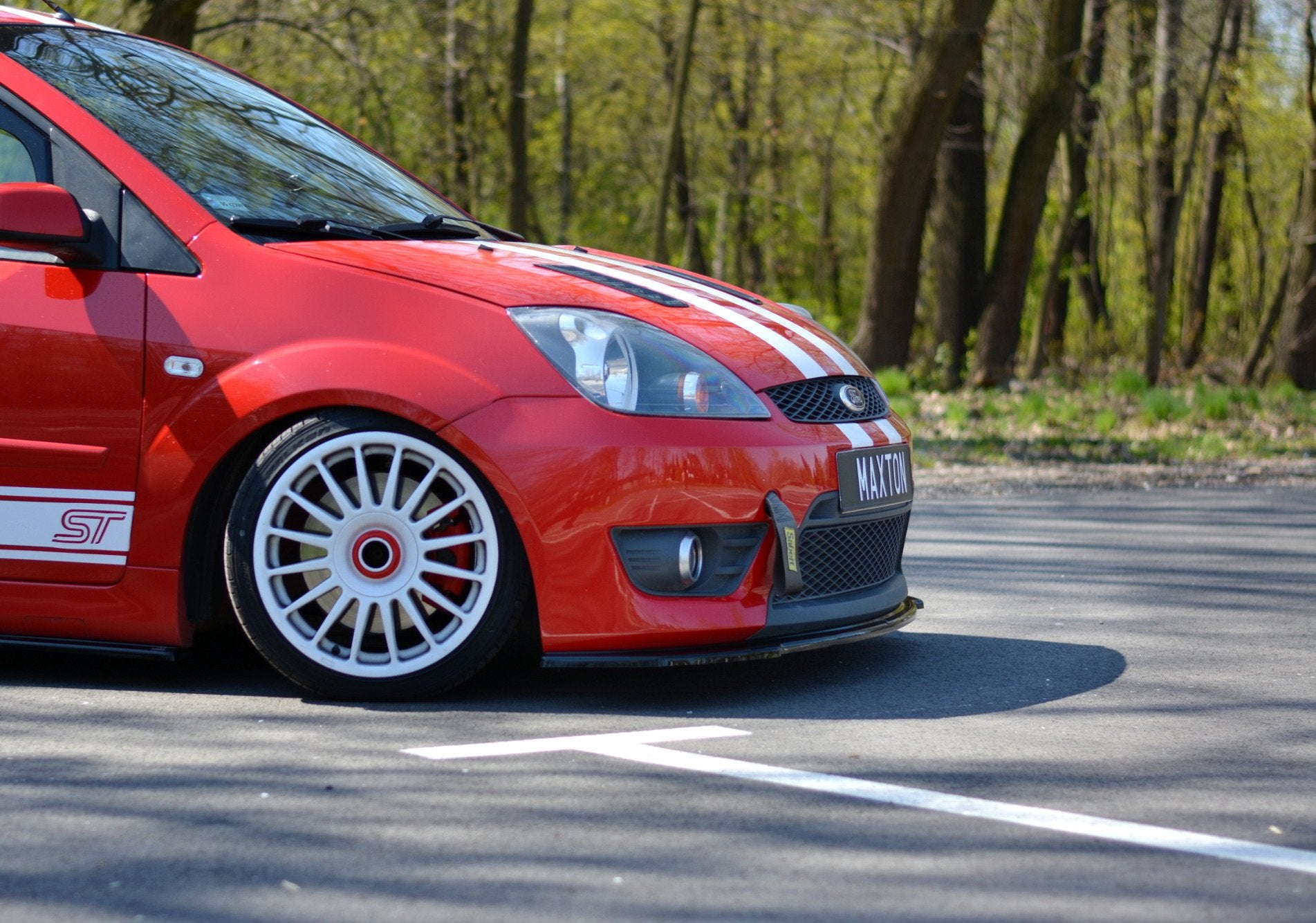 Front Ansatz V.2 für Ford Fiesta ST Mk6 schwarz matt