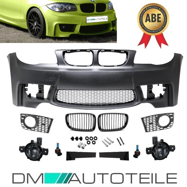Sport Stoßstange vorne passt für BMW E81 E82 E87 E88 nicht M+ Nebel Smoke+ ABE*