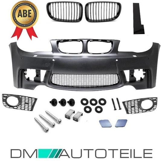 Sport Stoßstange vorne PDC/SRA passt für BMW 1er E81 E82 E87 E88 + Grill + ABE*